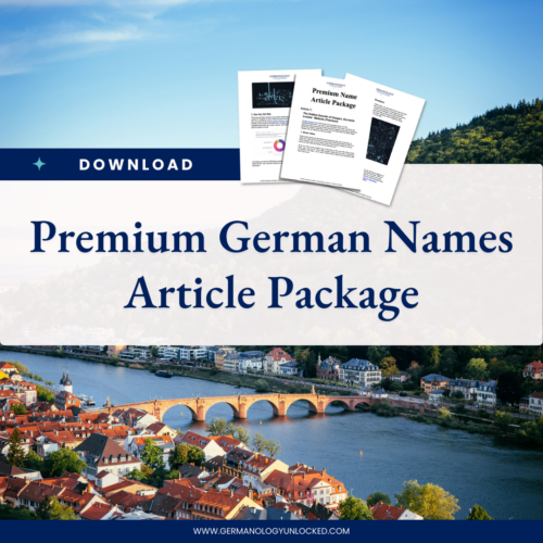 All You Need to Know About German Names: The Ultimate Article Package